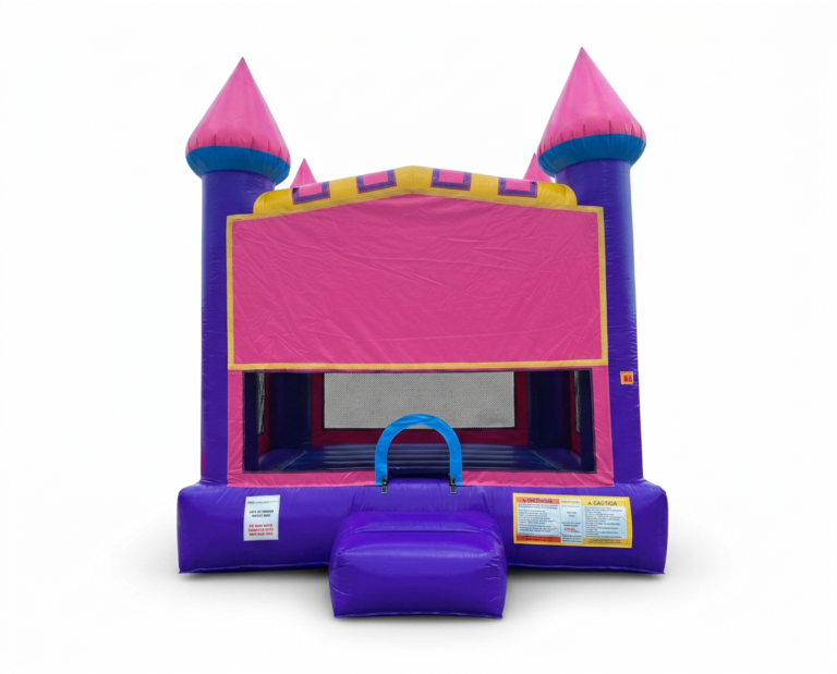 Pink Castle Bounce House