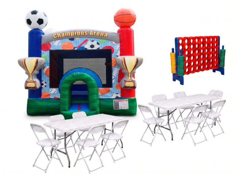 Champions Arena Sports Bounce House Party Package